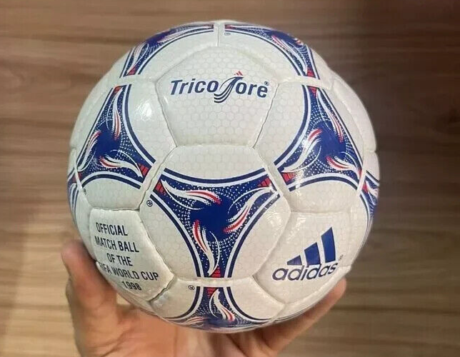 1998フランス ワールドカップ　サッカーボール　tricolore 箱付き Adidas Tricolore Soccer Ball FIFA World Cup 1998 FRANCE
