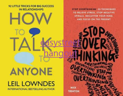 How to Talk to Anyone & Stop Overthinking:2book set related to your mind control