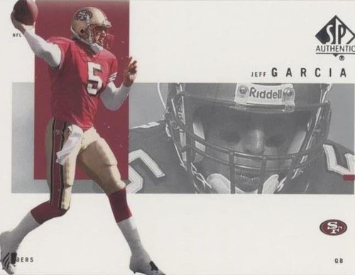 2001 SP Authentic Jeff Garcia #77