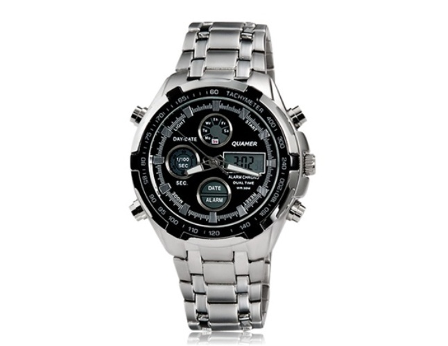 Orologio Da Polso CS B-205 Uomo Analogico Digitale Cronografo Quarzo lac