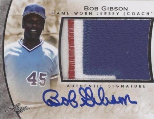 2014 Leaf Q Sports Heroes - Bob Gibson #AM-BG1