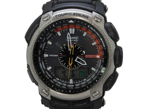 【未使用品】CASIO PROTREK PRW-5000 Casio PRW-5000 Protrek Solar Quartz Men's Wristwatch Black
