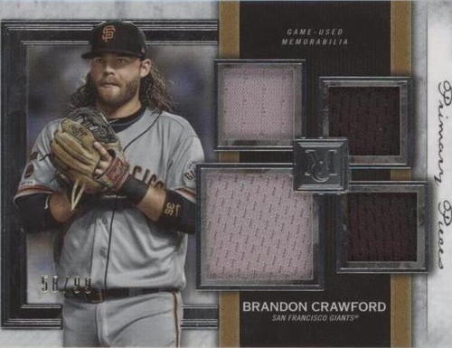 2020 Topps Museum Collection - Brandon Crawford #SPQR-BC