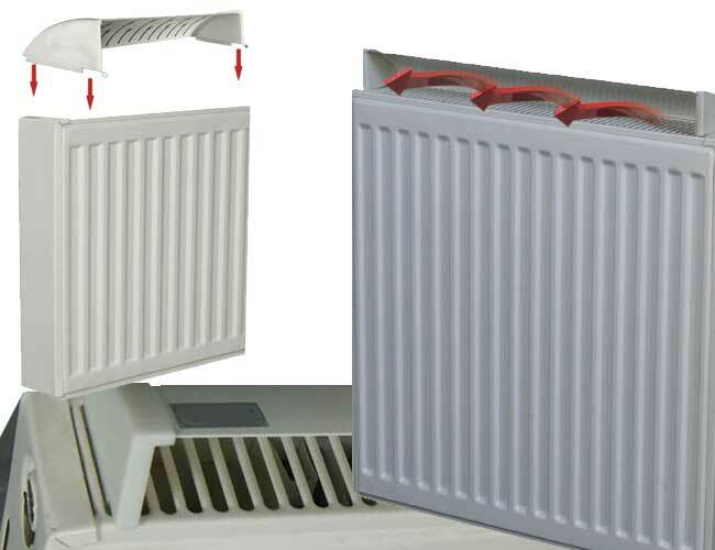 My Homeware Radiator Booster Heat Diverter For Double and Single Panel