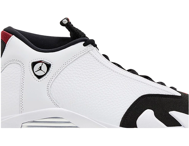 JORDAN AIR JORDAN 14 RETRO BLACK TOE 2024 STYLE 487471-160 SIZE 10.5