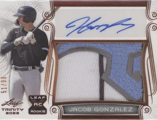 2023 Leaf Trinity - Jacob Gonzalez #PA-JG1