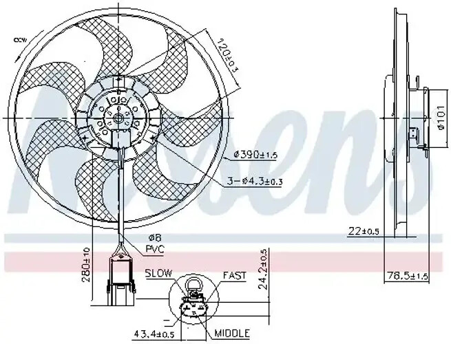Ventilateur De Radiateur 850070 Nissens Pour Opel Astra G Break Astra G CoupÃ©