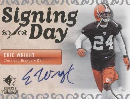 2007 SP Rookie Threads Eric Wright #SDA-EW