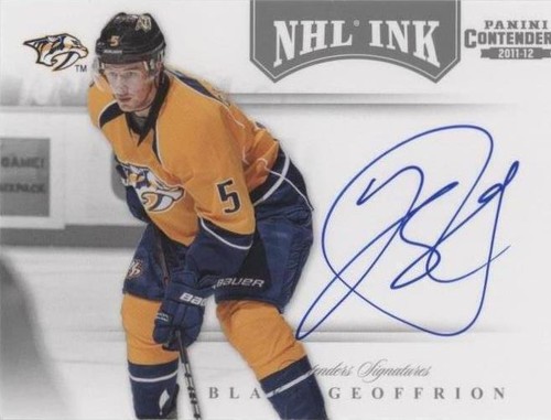 2011-12 Panini Playoff Contenders - Blake Geoffrion #32