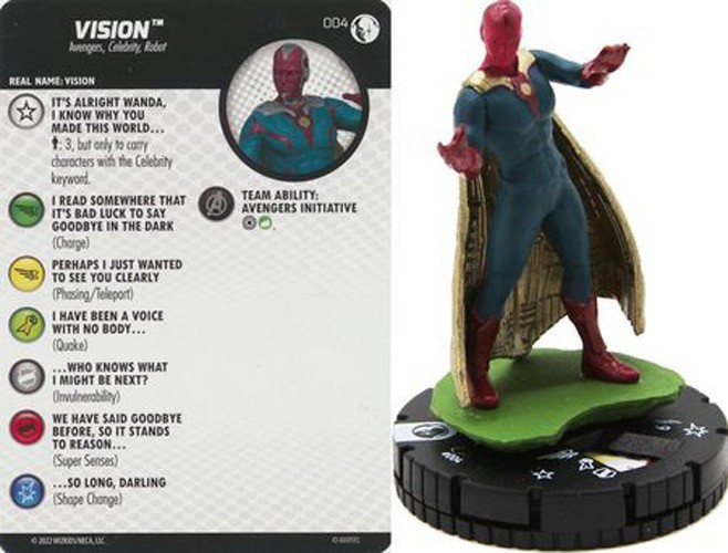 Marvel Heroclix Disney+ : Vision - 004 Common