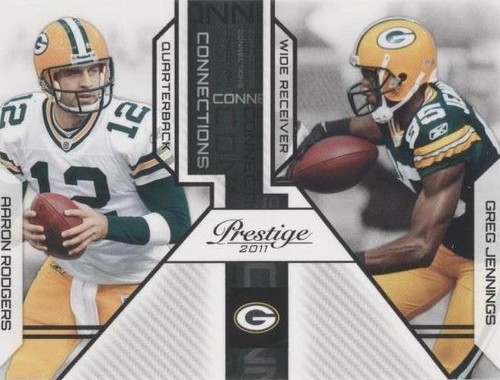 2011 Panini Prestige Aaron Rodgers Greg Jennings #3
