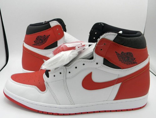 Nike Air Jordan 1 Retro High OG Heritage White Red 555088