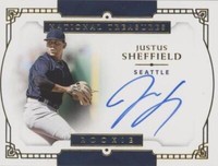 2019 Panini National Treasures - Justus Sheffield #RJM-JS