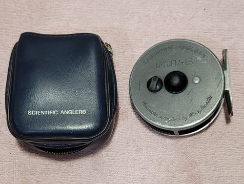 Hardy-Built Scientific Anglers System 6 Fly Reel. Made in England. W/ Case.