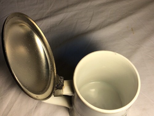 Kaiser West Germany Lidded Stein Vintage Duck Hunt