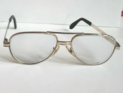 Titmus　Vintage　Glasses Vintage Titmus Z87 Aviator Style Safety Eyeglasses Gold