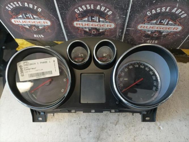 Compteur Opel Insignia 1 Phase 1 13333353