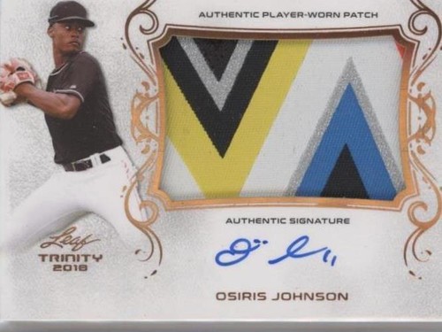 2018 Leaf Trinity - Osiris Johnson #PA-OJ1
