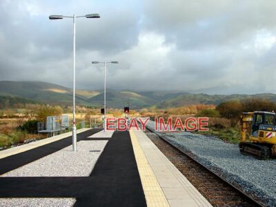 PHOTO  DOVEY JUNCTION STATION - REFURBISHED - 3 A VIEW TOWARDS MACHYNLLETH. ON T