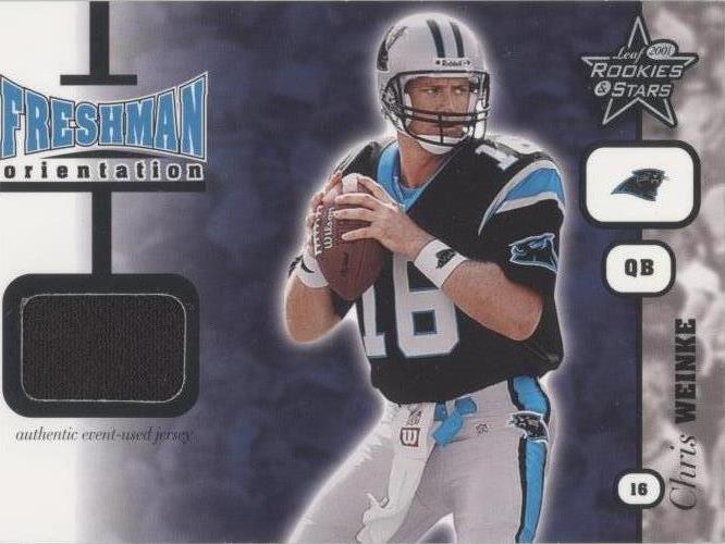 2001 Leaf Rookies & Stars Chris Weinke #FO4