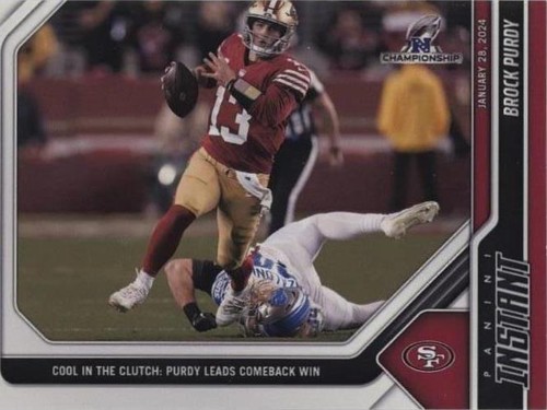 2025 49'ers Stained Glass SP/200 Sport Anime Brock Purdy Refractor