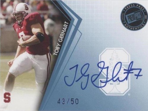 2010 Press Pass Toby Gerhart #PPS-TG