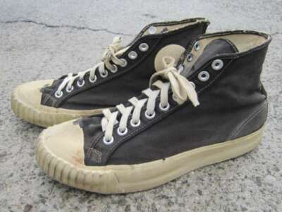 Vintage sneakers 1950s high cut black Men's size 29.5 cm