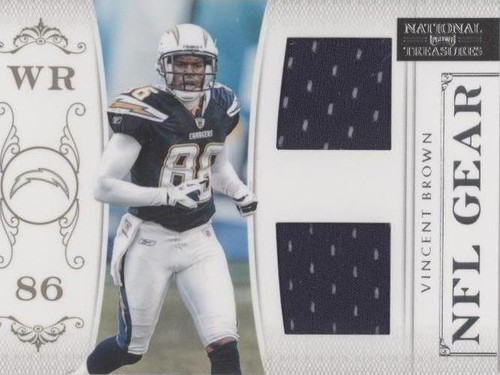 2011 Playoff National Treasures Vincent Brown #35