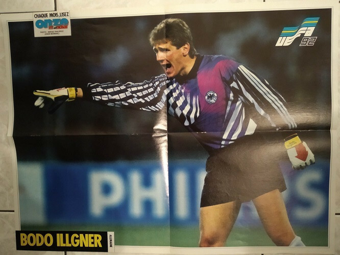 Magazine Onze Mondial NumÃ©Ro 38 Manuel Amoros Poster Bodo Illgner