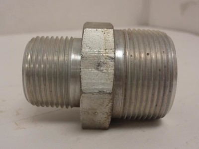 207665 Old-Stock; Parker 1 1/4 x 1 FF-S Lot-2; Pipe Nipple 1-1/4 NPS to 1 NPS