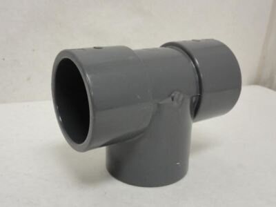 206593 Old-Stock; Nibco 801-020 Socket Tee Fitting; SCH80; PVC; 2'' FNPS