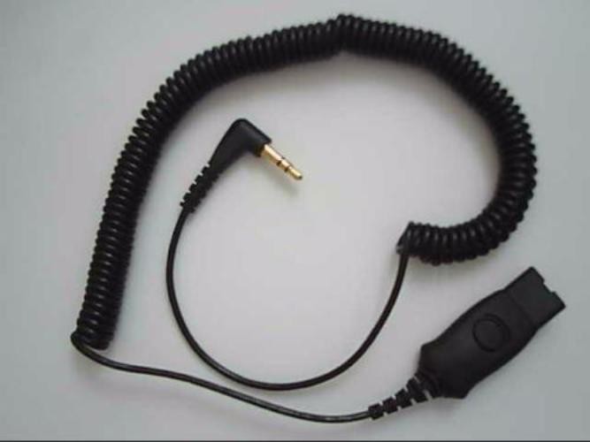 Plantronics IP Touch Cable QD-to-3.5mm plug for Alcatel 4028 4029 8028 8029 8088