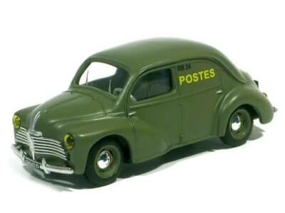 Renault 4CV tolée Postes ELIGOR