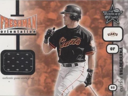 2001 Leaf Rookies & Stars - Carlos Valderrama #FO 11