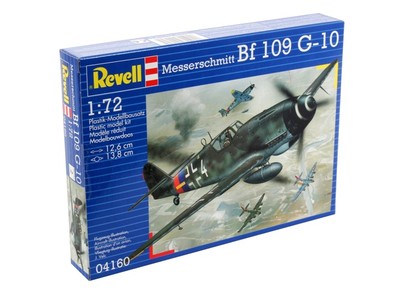 Revell Messerschmitt Bf 109 G-10 Modello Kit 1:72 Scala 04160