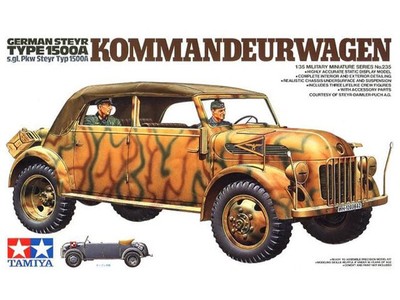 Tamiya Model 35235 1/35 WWII German Steyr 1500A Kommandeurwagen Car