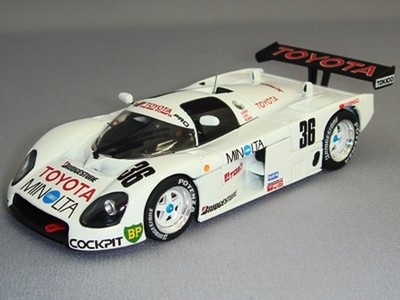 Ebbro 1/43 Toms Toyota 88C Test Car White 36