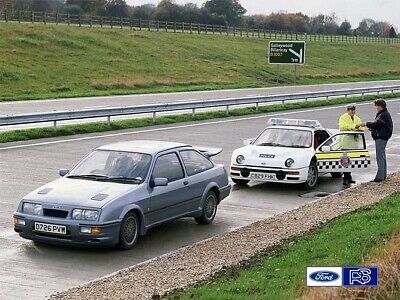 A3 Ford Sierra RS Cosworth, Ford RS200 Police CAR Poster