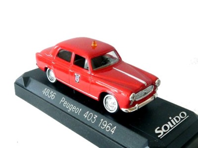 Peugeot 403 1964 Pompiers SOLIDO