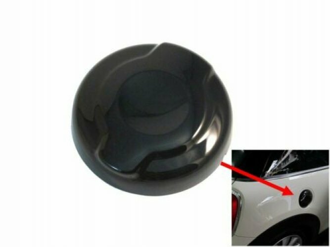 GLOSSY BLACK Fuel Tank Cap Overlay Cover for MINI Cooper S/SD JCW F55