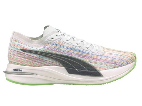 Pre-owned Puma Deviate Nitro Elite - Us Men's 11 - Cool Adapt / Spectra - Rare In White
