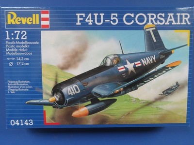 Revell 04143GS F4U-5 Corsair Aircraft Plastic Kit Gift Set 1/72 Scale T48 Post
