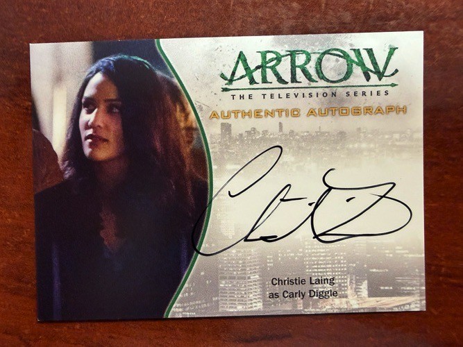 Arrow Season 1 : Christie Laing as Carly Diggle Auto Card A16