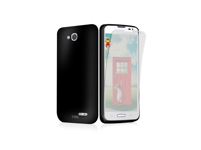 SBS AERO CUSTODIA CASE RIGIDA per LG L90 NERA