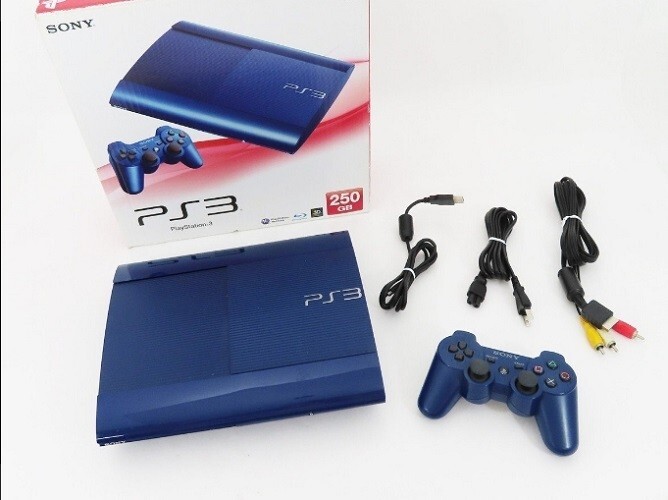 Nintendo Switch PS3  SONY PlayStation3 CECH-4000B Sony Playstation 3 Blue CECH-4000B Console PS3 250GB Box Set