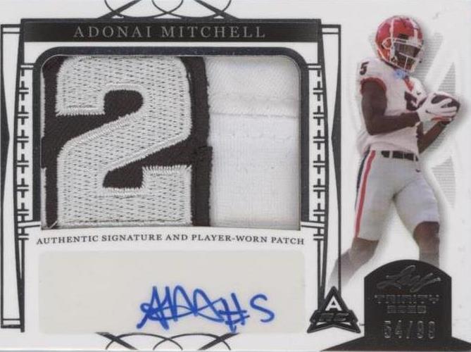 2022 Leaf Trinity Adonai Mitchell #PA-AM1