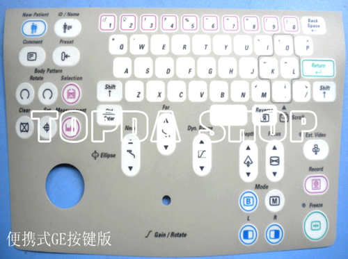 1Pcs NEW For (Portable) GE100B GE 100B Membrane Keypad