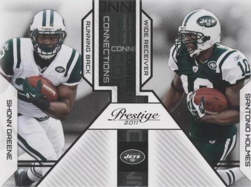 2011 Panini Prestige Santonio Holmes Shonn Greene #22