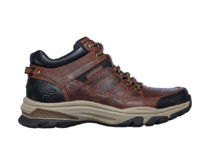 SKECHERS 204482WW/CHOC RALCON - EMIL Mn's (Extra Wide) Chocolate Leather Hiking