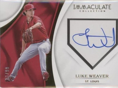2017 Panini Immaculate Collection - Luke Weaver #HPS-LW